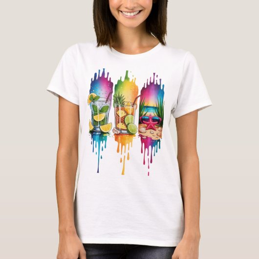HELDERE ZOMERTHEMA'S VOOR SCÈNES & OBJECTEN T-SHIRT (Voorkant)