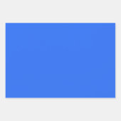 Heldere zon gele bloemblaadjes op Royal Blue Inpakpapier Vel (Voorkant 3)