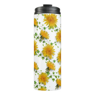 Heldere Zonnebloem Bloom Travel Tumbler Thermosbeker