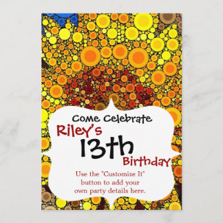 Heldere zonnebloem - digitale mozaïekkunst afdrukk kaart