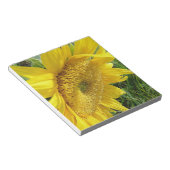 Heldere zonnebloem notitieblok (Schuin)