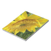 Heldere zonnebloem notitieblok (Linkerzijde)