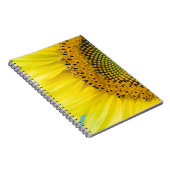 Heldere zonnebloem notitieboek (Rechterzijde)