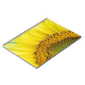 Heldere zonnebloem notitieboek (Linkerzijde)