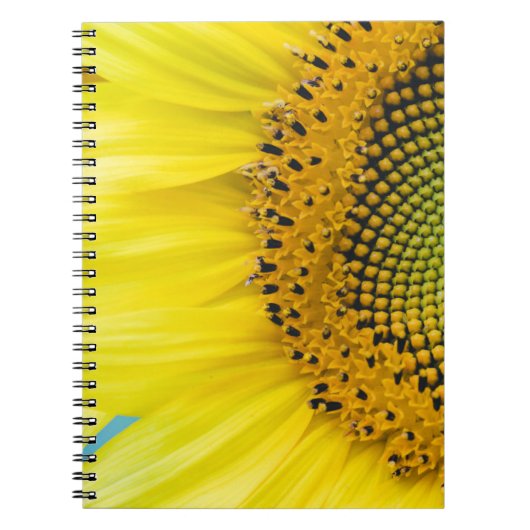 Heldere zonnebloem notitieboek (Voorkant)