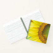 Heldere zonnebloem notitieboek (Binnen)