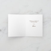 Heldere zonnebloem | Rustisch Wenskaart op de gebo Kaart (Binnen)