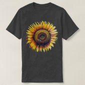 Heldere zonnebloem t-shirt (Design voorkant)