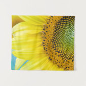 Heldere zonnebloem wandkleed (Voorkant (horizontaal))