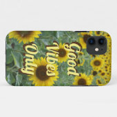 Heldere zonnebloemen Alleen goede steekproeven Case-Mate iPhone Case (Achterkant (horizontaal))