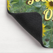 Heldere zonnebloemen Alleen goede steekproeven Muismat (Hoek)