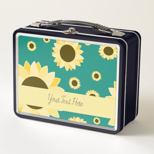 Heldere zonnebloemen op groen (Voorkant)