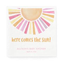 Heldere zonneschijn hier komt het zon baby shower