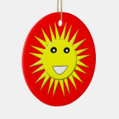 Heldere zonneschijndag keramisch ornament (Rechts)