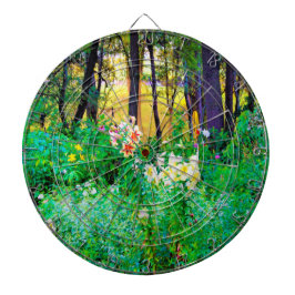 Heldere zonsopgang met boomluizen in mijn Rubio Ga Dartbord