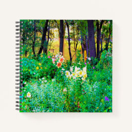 Heldere zonsopgang met boomluizen in mijn Rubio Ga Notitieboek