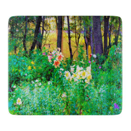 Heldere zonsopgang met boomluizen in mijn Rubio Ga Snijplank