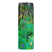 Heldere zonsopgang met boomluizen in mijn Rubio Ga Thermosbeker (Achterkant)