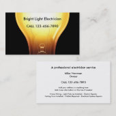 HelderelektrischeVisitekaartjes Visitekaartje (Voorkant / Achterkant)