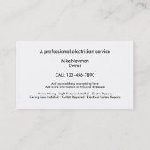 HelderelektrischeVisitekaartjes Visitekaartje (Achterkant)