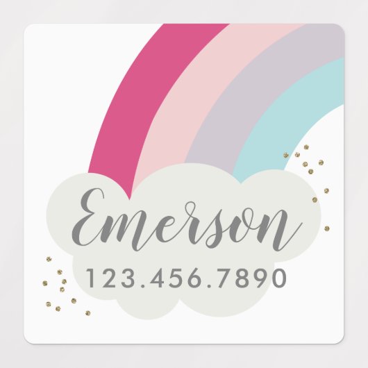 Helderend kind waterdichte sticker (Design 1)