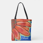 Helderend zonnebloempel Tas (Achterkant)