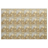 Helderende gouden sequoietjes in glitters disco ba stof (Yard (91,4 cm))
