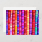 Helderetherische stoffen briefkaart (Voorkant / Achterkant)