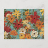 Helderexpressieve tuin briefkaart (Voorkant)