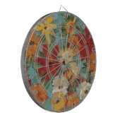 Helderexpressieve tuin dartbord (Voorkant Links)