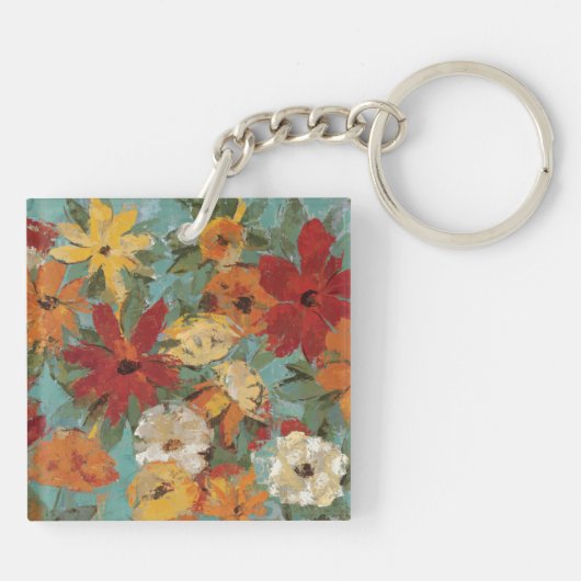 Helderexpressieve tuin sleutelhanger (Achterkant)