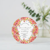 Helderflesjes roze rondtrekcirkel rond de Waterver Kaart (Staand voorkant)