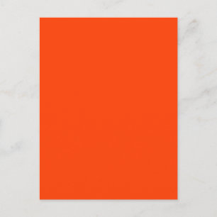 Helderfluorescerend Oranje neon Briefkaart
