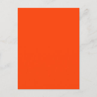 Helderfluorescerend Oranje neon Briefkaart