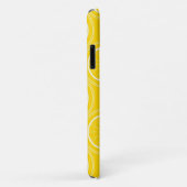 Heldergeel abstract patrooncitroenretro Case-Mate iPhone case (Achterkant/rechts)