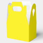 Heldergeel, Cadmium Yellow Favor Box Bedankdoosjes (Geopend)