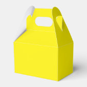 Heldergeel, Cadmium Yellow Favor Box Bedankdoosjes (Voorkant Zijde)