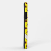 Heldergeel en chocolade sterren iPhone 5 Hoesje (Achterkant/rechts)