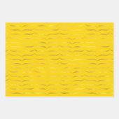 Heldergeel en goud inpakpapier vel (Voorkant)