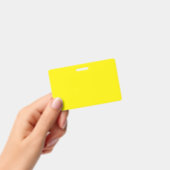 Heldergeel #FFF3000, banaangeel Badge (Handheld)