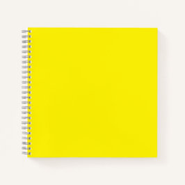 Heldergeel #FFF3000 Spiral Notitieboek