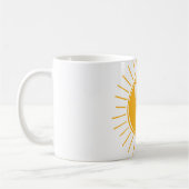 Heldergeel Hallo Sun Shine Cute Koffiemok (Links)