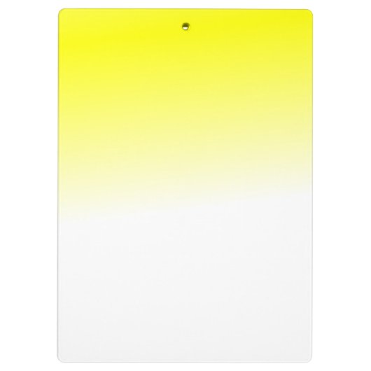Heldergeel Klembord (Achterkant)