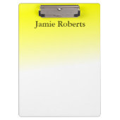 Heldergeel Klembord (Voorkant)