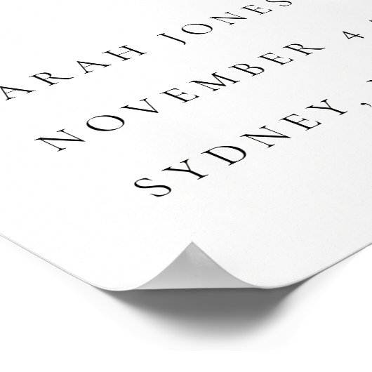 Heldergeel Sinaasappel Bloemen Baby shower Welkom Poster (Hoek)