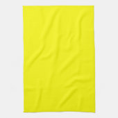 Heldergeel (vaste kleur) theedoek (Verticaal)