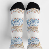 Heldergekleurde sokken Zongebruind en Zoutig 00440 (Top)