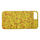 Heldergele Baby Chicks Patroon Schattige Bold Mode Case-Mate iPhone Case (Achterkant (Horizontaal))