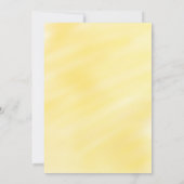 Heldergele Baby shower Genderneutrale co-Ed Kaart (Achterkant)