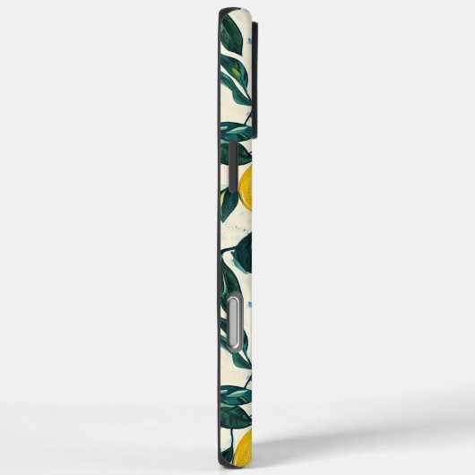 Heldergele citroen patroon Case-Mate iPhone case (Achterkant / Rechts)